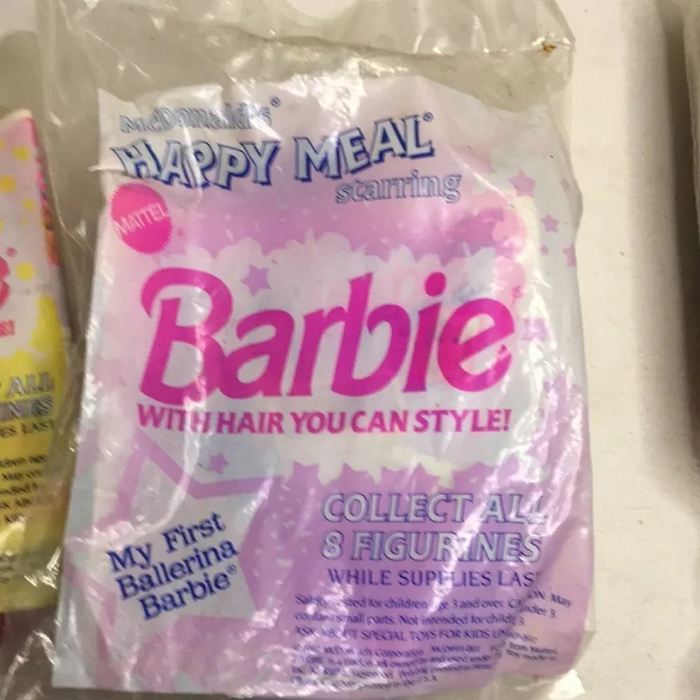 1992 McDonalds Happy Meal Barbie Toys